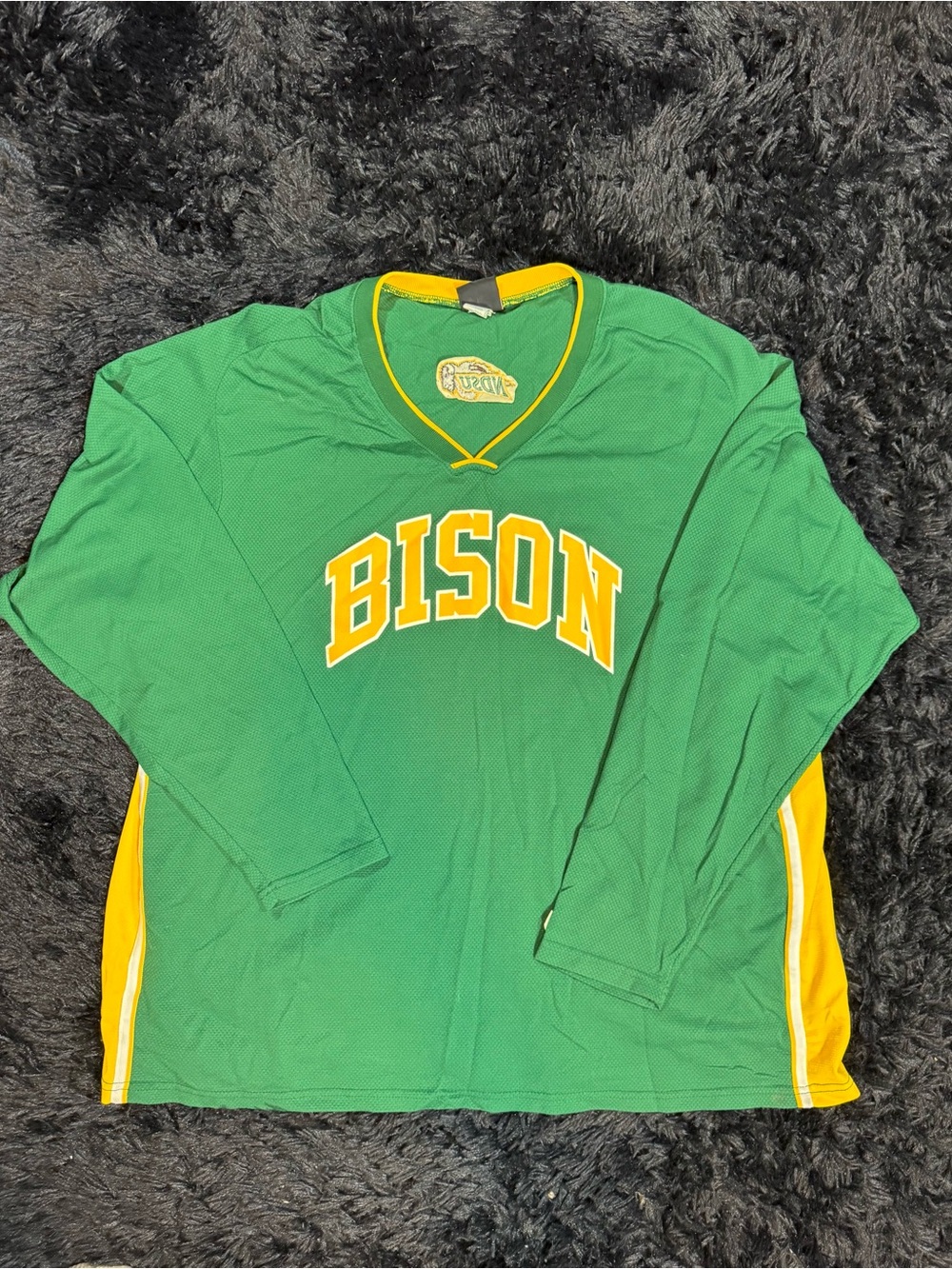 Vintage NDSU Bison North Dakota State University Longsleeve Jersey